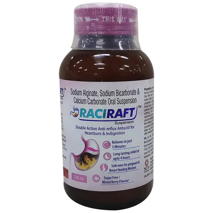 Raciraft Oral Suspension Sugar Free Mixed Berry