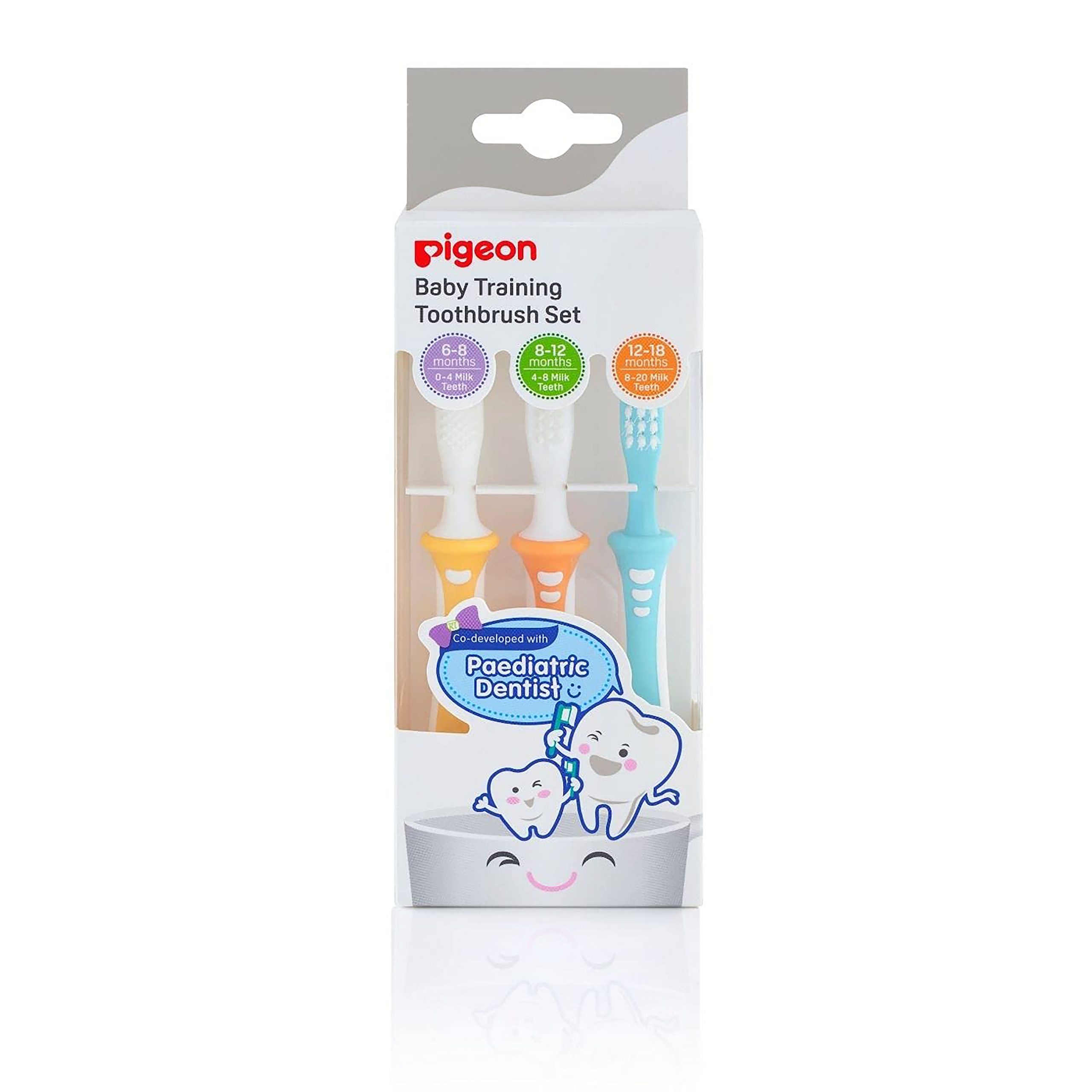 Pigeon Training Toothbrush Lession 123 Set