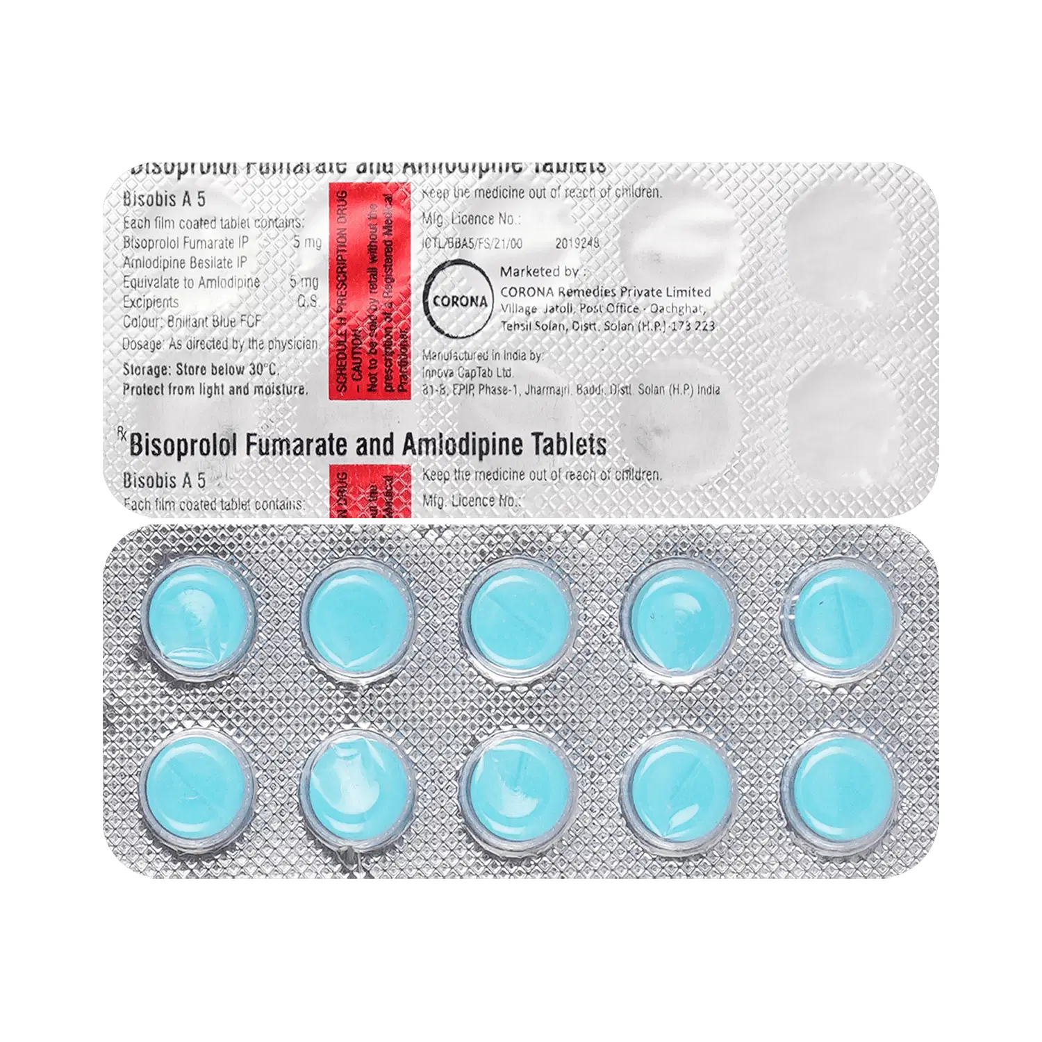 Bisobis A 5mg/5mg Tablet