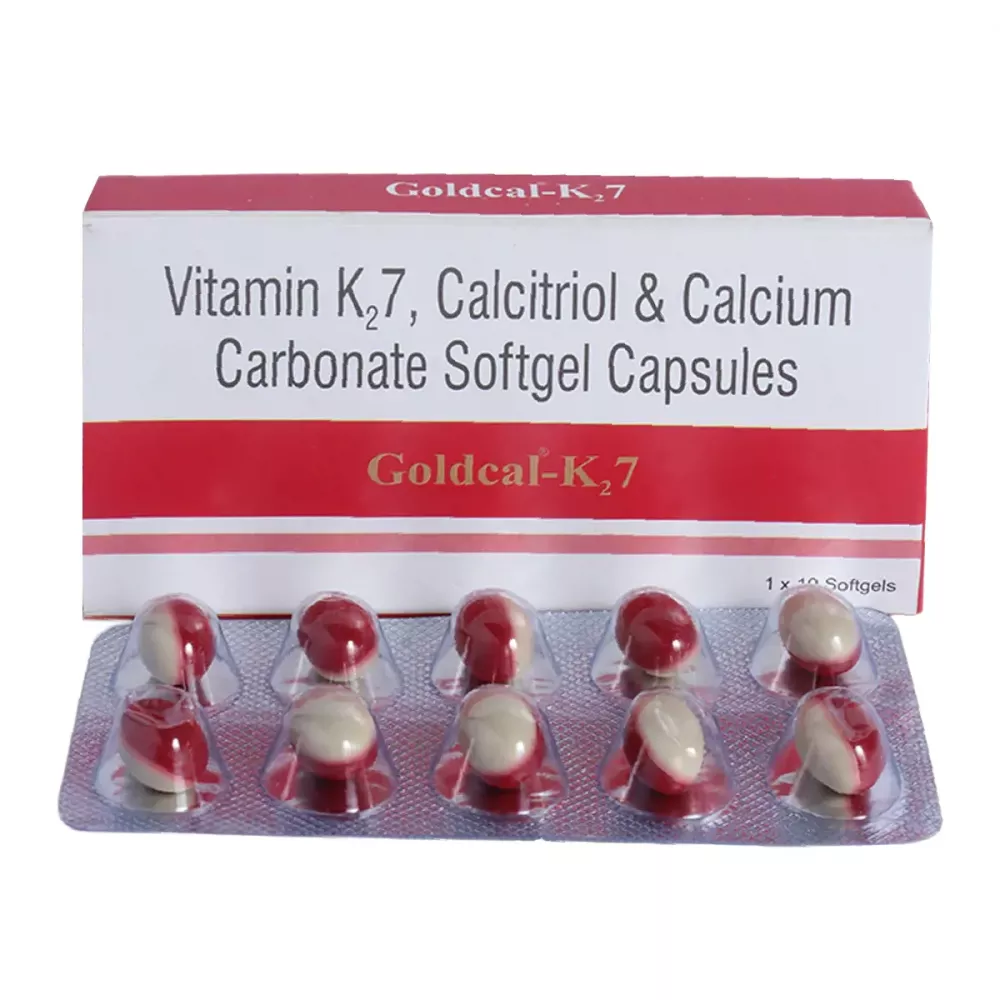 Goldcal-K2 7 Soft Gelatin Capsule