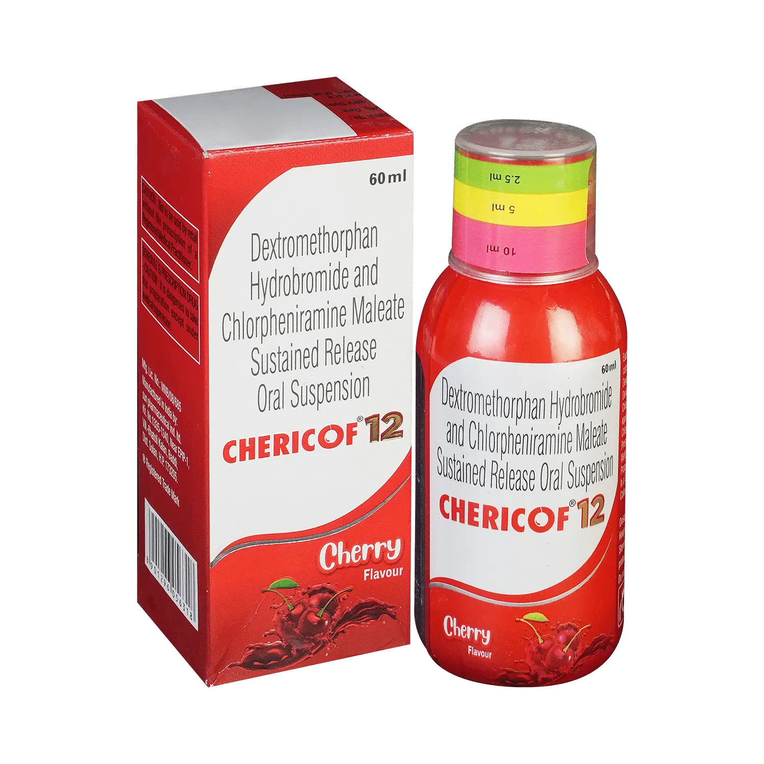 Chericof 12 Oral Suspension Cherry 60ml