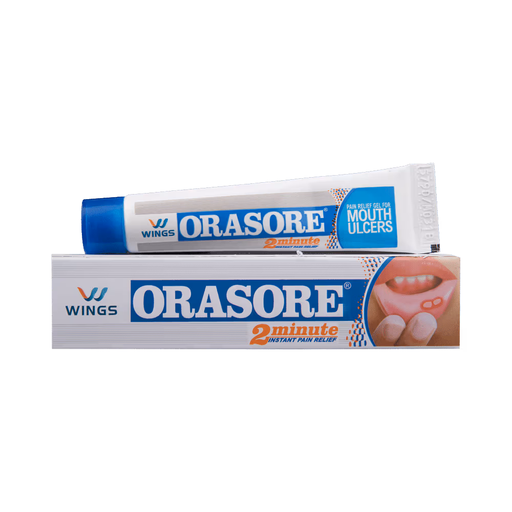 Orasore Mouth Ulcer Relief Gel with Spearmint, Fennel & Glycerine