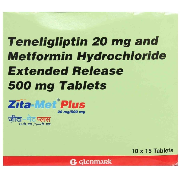 Zita-Met 500mg/20mg Tablet ER