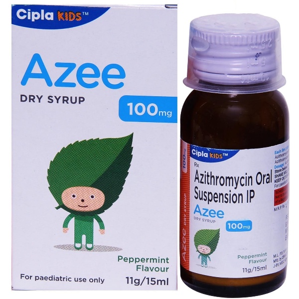 Azee 100mg Dry Syrup Peppermint