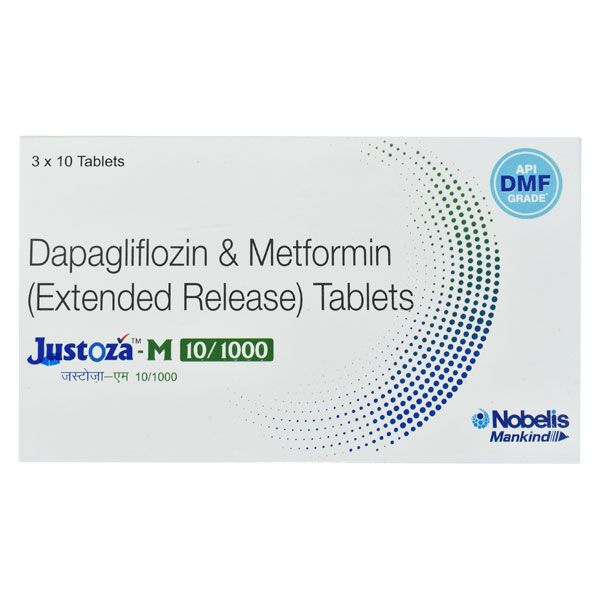 Justoza M 10mg/1000mg Tablet ER