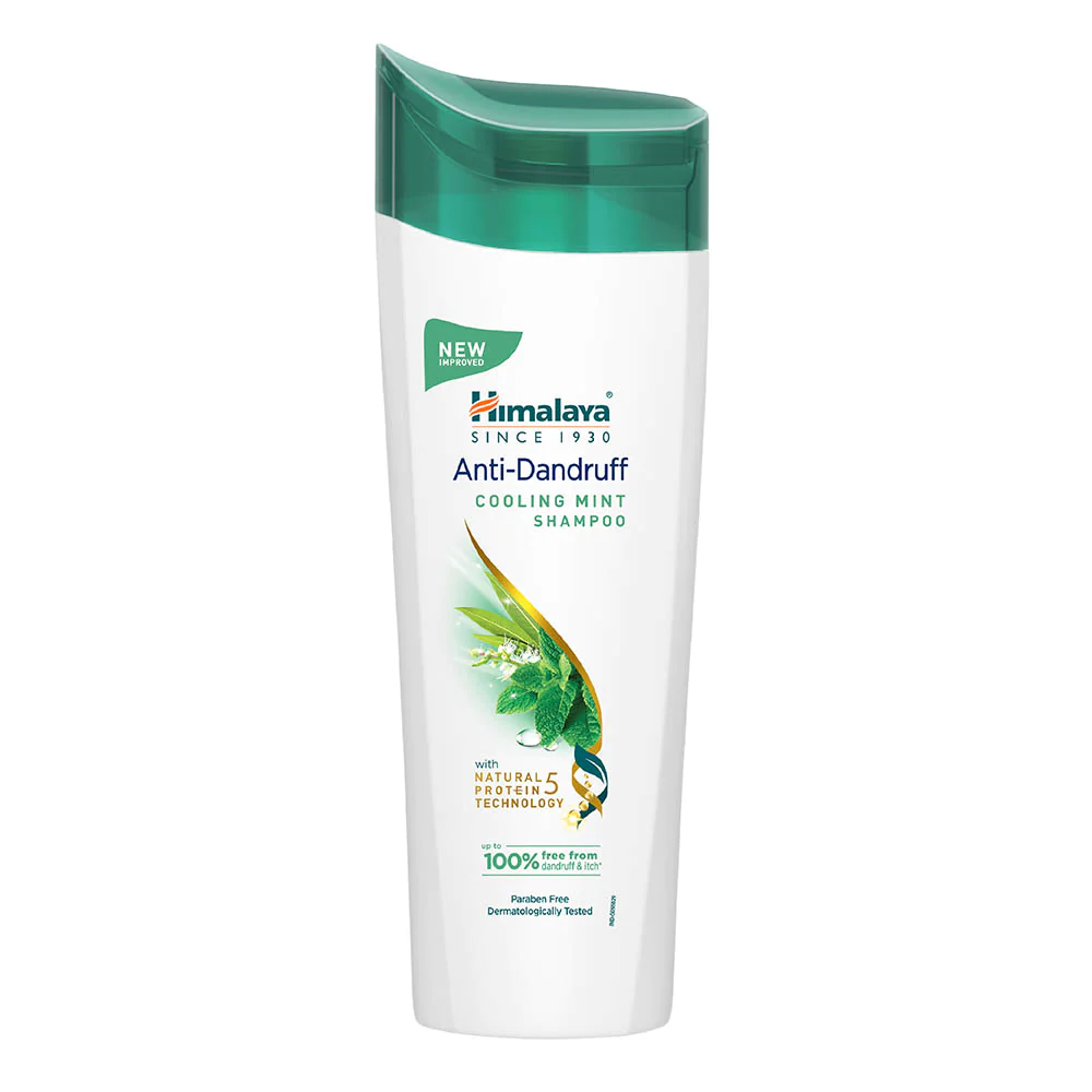 Himalaya Anti-Dandruff with Natural 5 Protein Technology Shampoo Cooling Mint