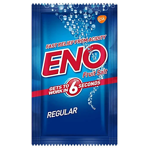 Eno Powder | Provides Fast Relief from Acidity | Flavour Regular 5gm