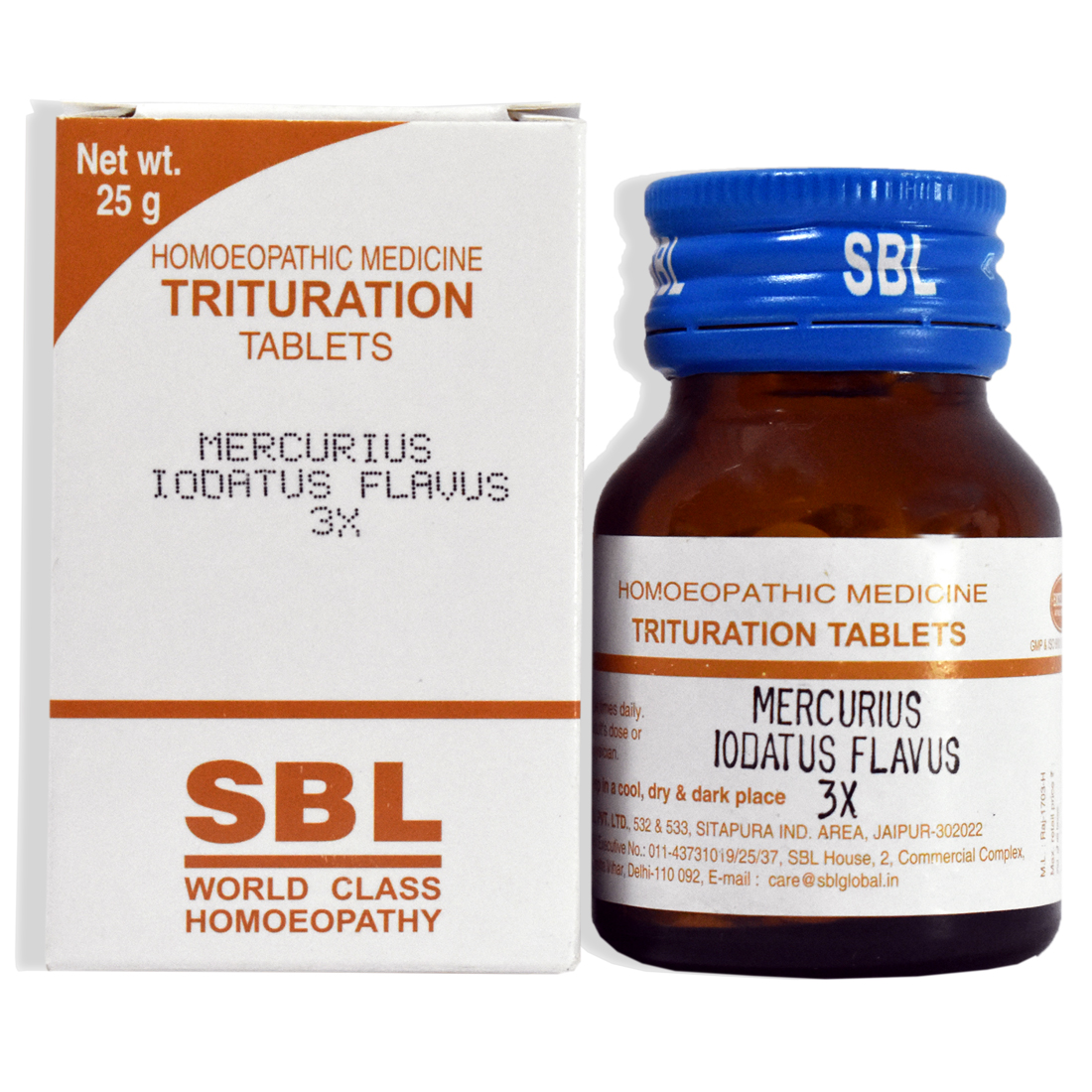 SBL Mercurius Iodatus Flavus Trituration Tablet 3X