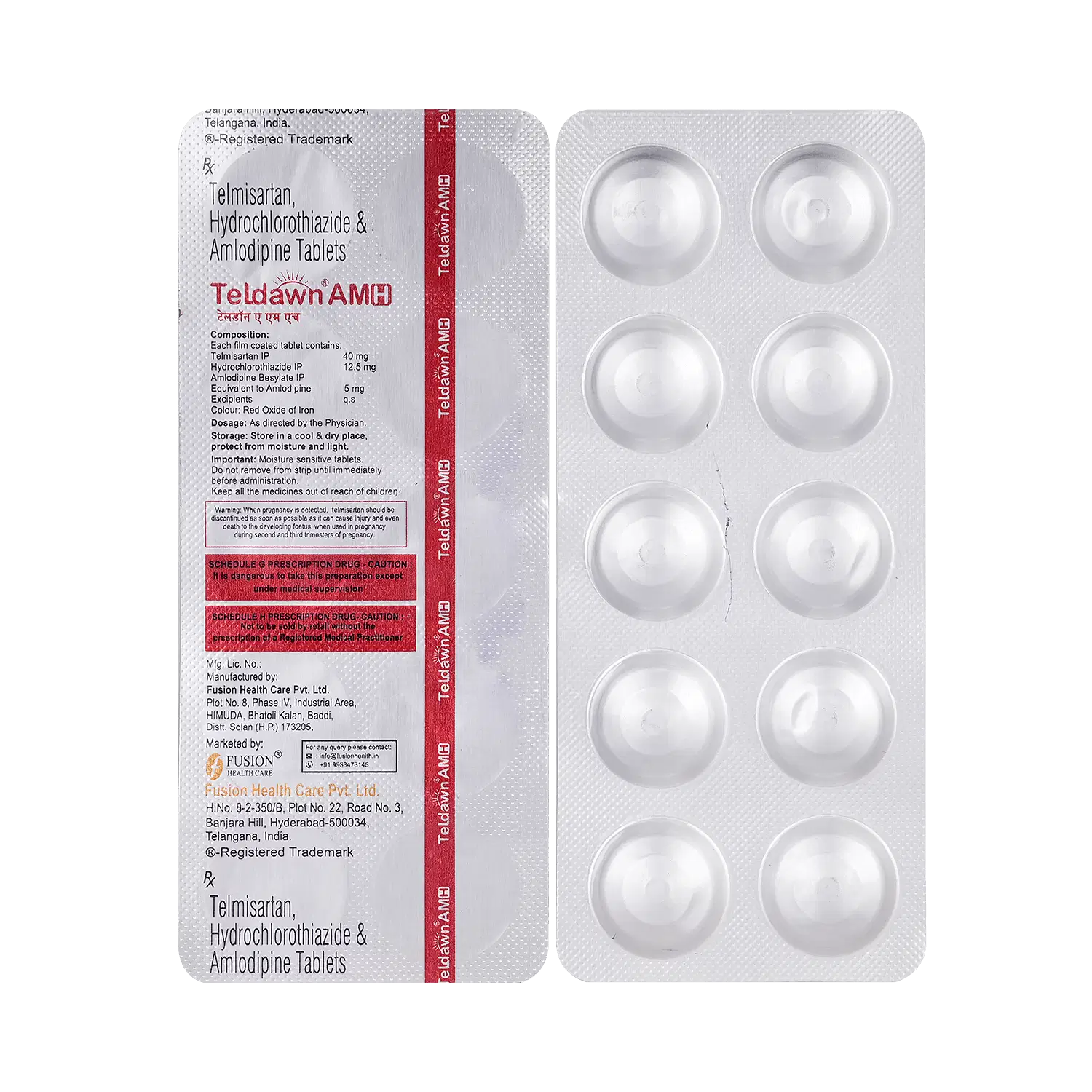 Teldawn AMH 40mg/5mg/12.5mg Tablet