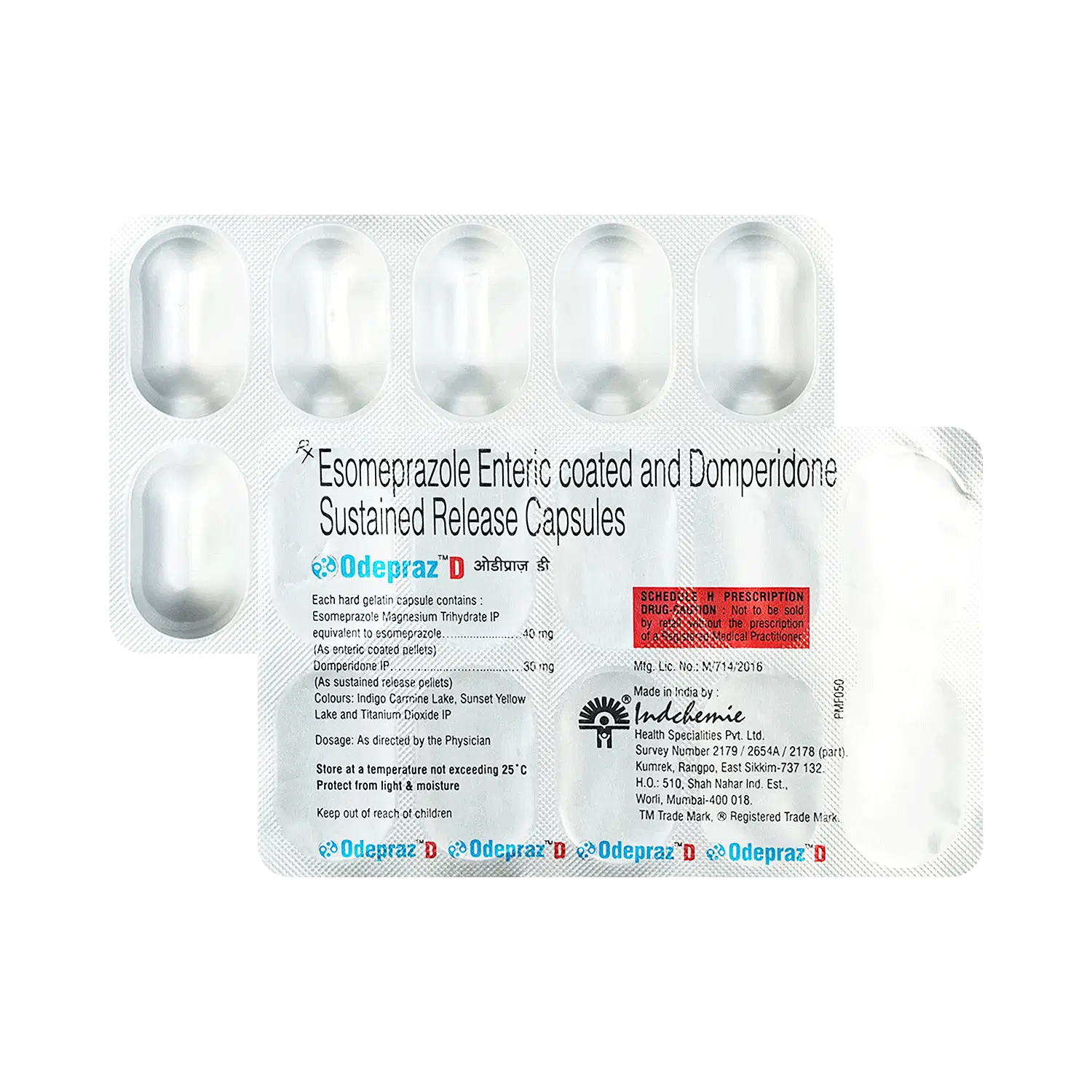 Odepraz D 30mg/40mg Capsule SR