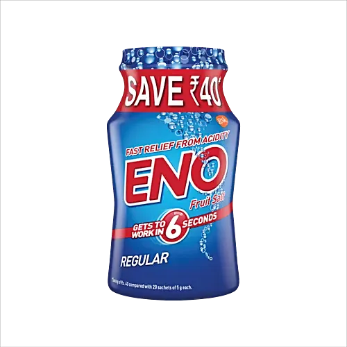 Eno Powder | Provides Fast Relief from Acidity | Flavour Regular 100gm