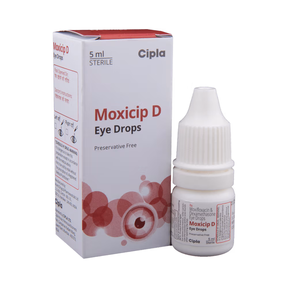 Moxicip D Eye Drop