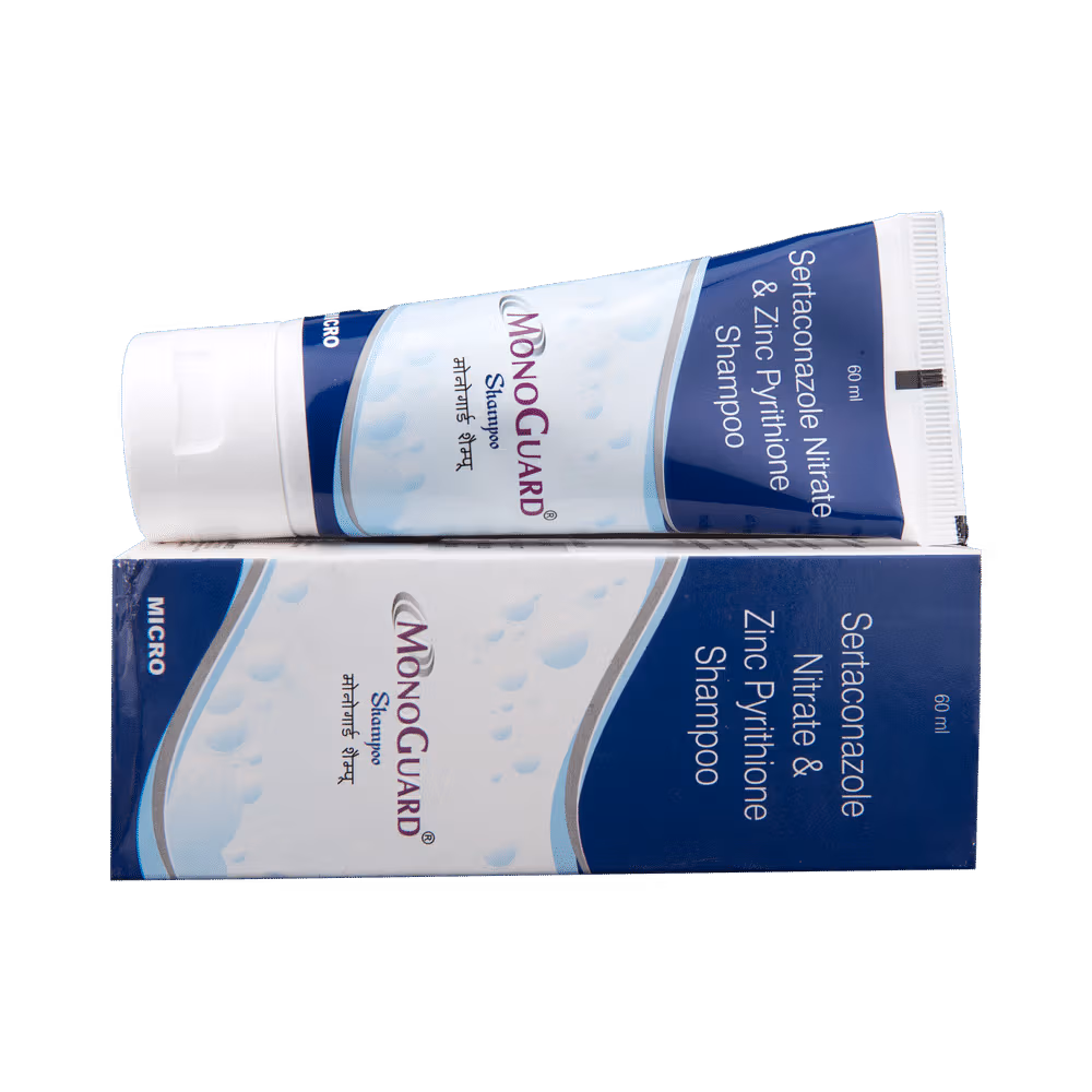 Monoguard Sertaconazole & Zinc Pyrithione Shampoo | Fights Dandruff