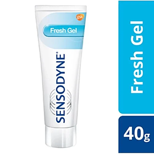 Sensodyne Fresh Gel Sensitive for Healthy Gums & Strong Teeth | Daily Protection Toothpaste 40gm