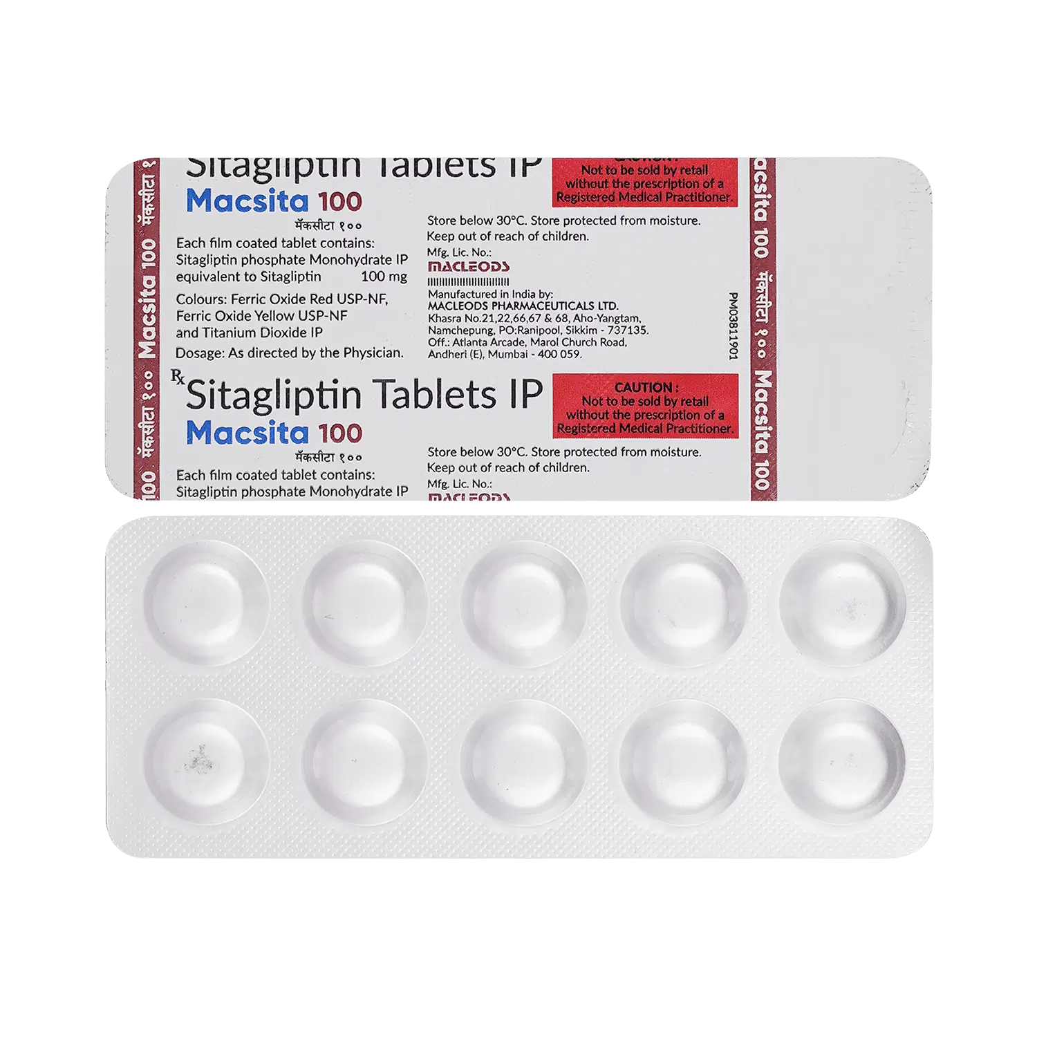 Macsita 100mg Tablet