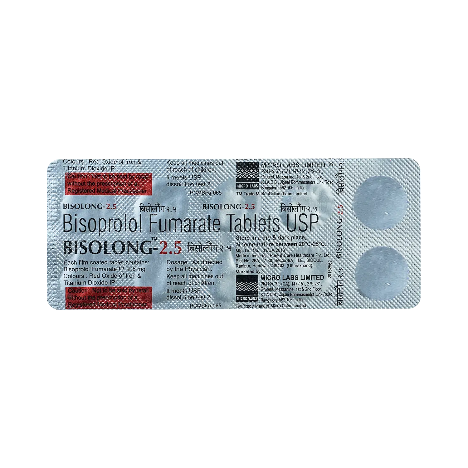 Bisolong 2.5mg Tablet