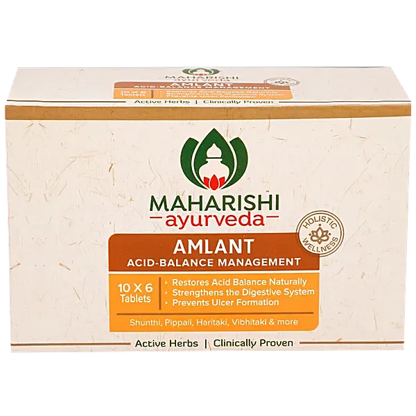 Maharishi Ayurveda Amlant Tablet | Restores Acid Balance & Supports Digestive Health