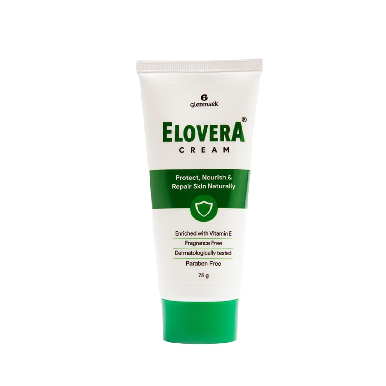 Elovera Daily Moisturising Cream for Dry Skin with Aloe Vera & Vitamin E | Protects, Nourishes and Repairs the Skin 75gm