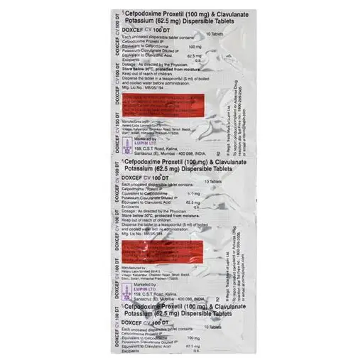 Doxcef CV Tablet DT