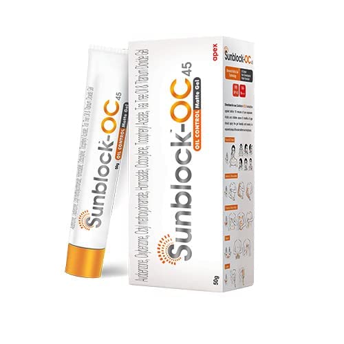 Sunblock-OC 45 Oil Control Sunscreen | SPF 45 PA+++ Matte Gel