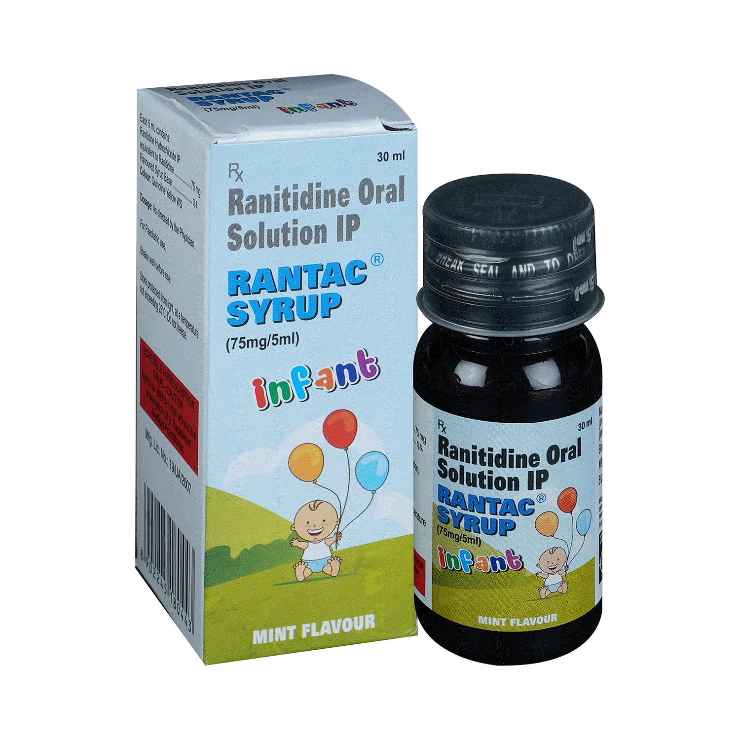 Rantac Infant Syrup Mint