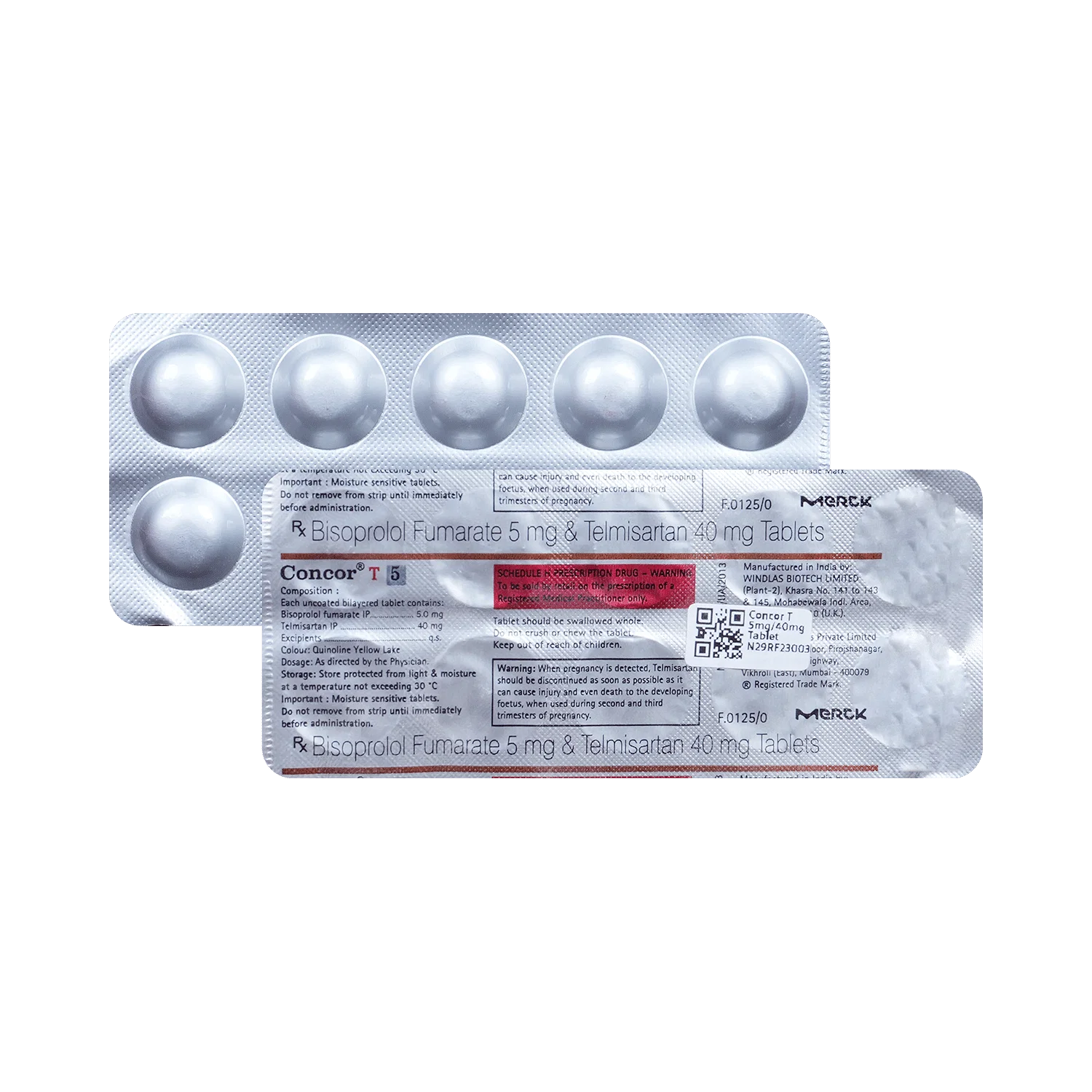 Concor T 5mg/40mg Tablet