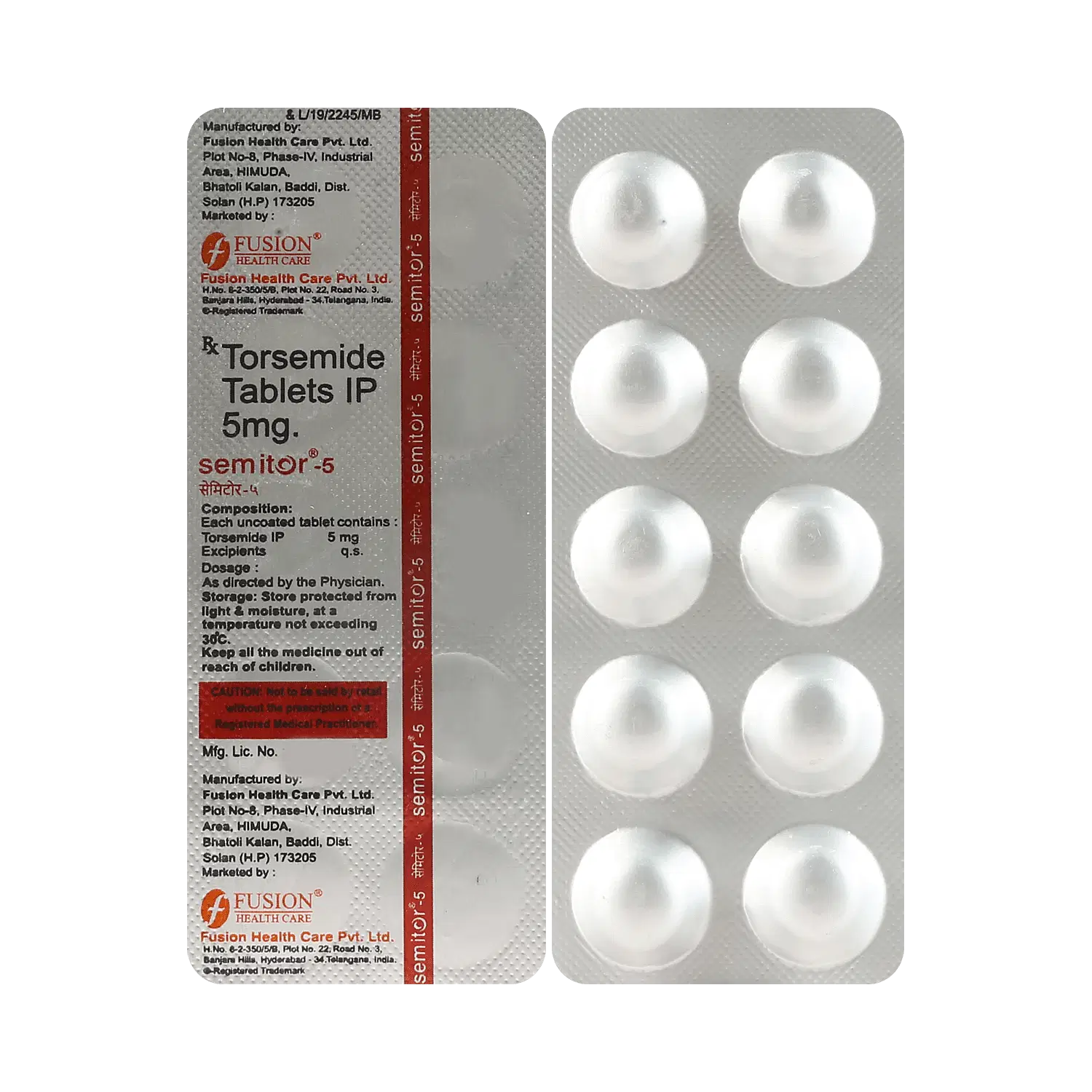 Semitor 5mg Tablet