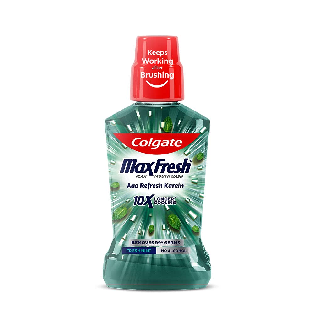 Colgate Fresh Mint MaxFresh Plax Antibacterial Mouth Wash