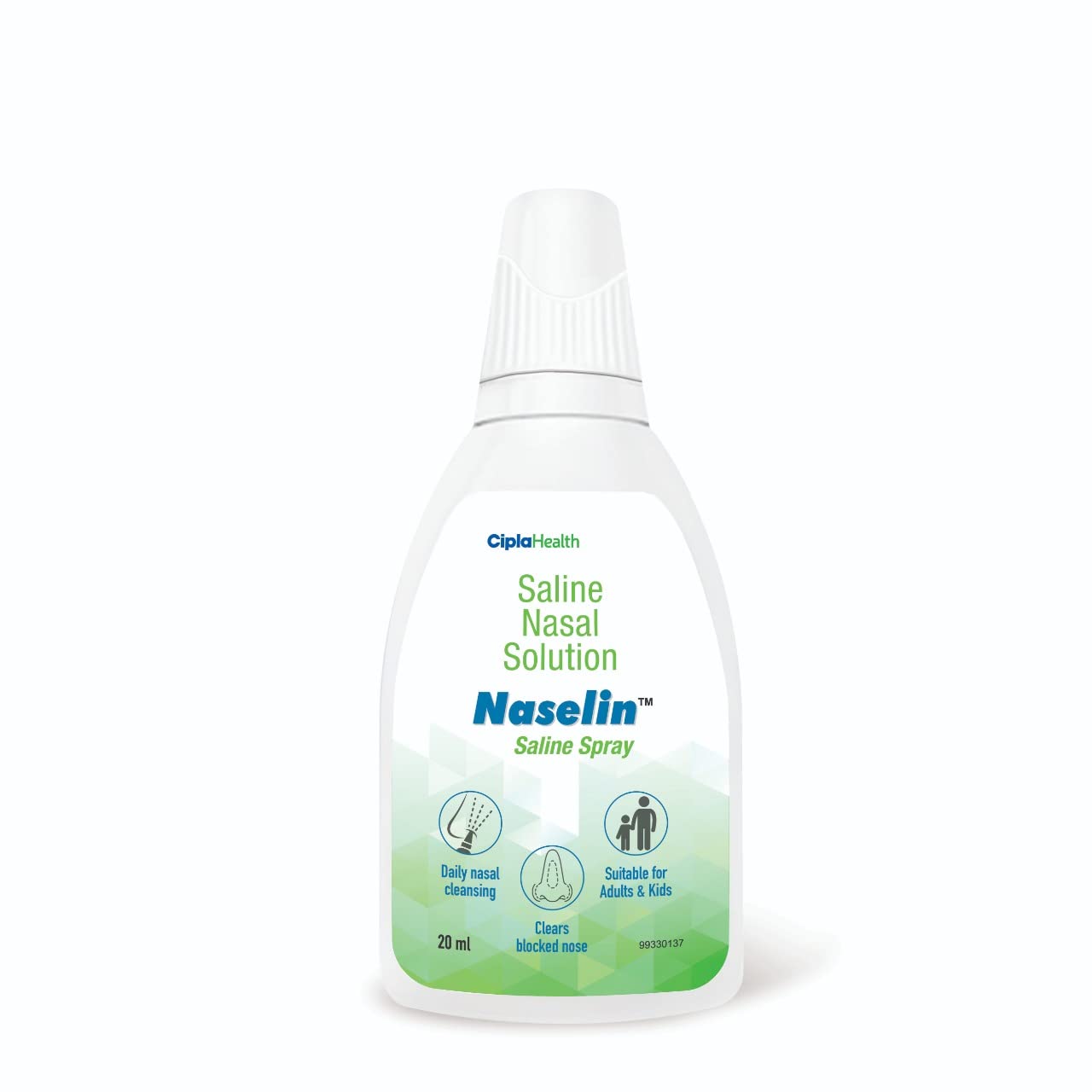 Naselin Saline Nasal Cleaning Spray for Adults & Kids | Clears Blocked Nose