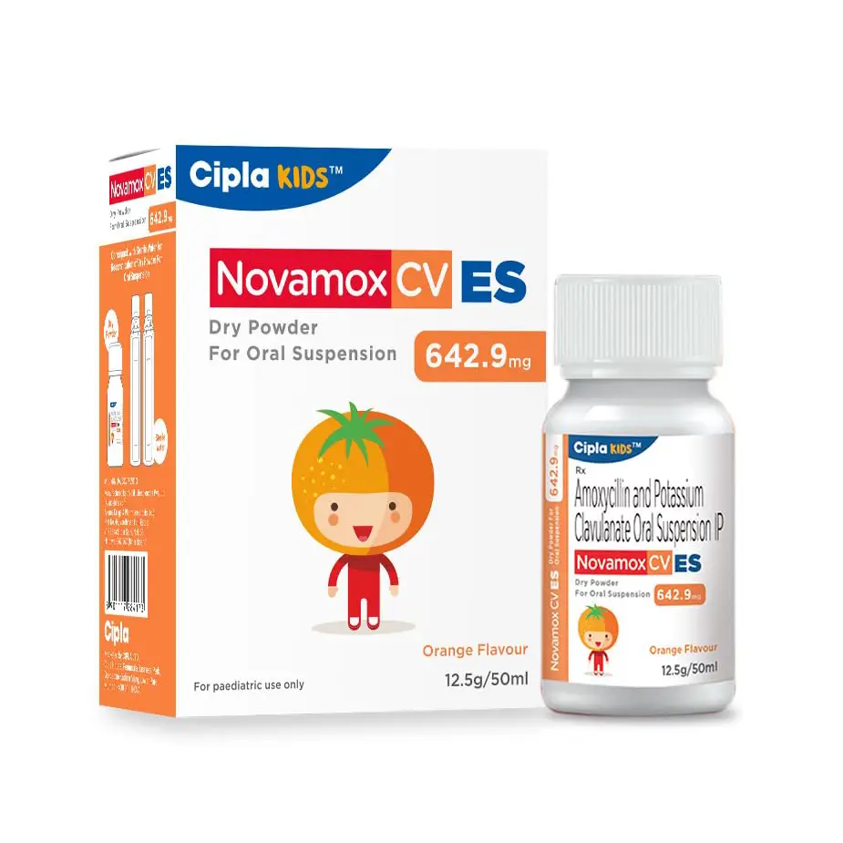 Novamox CV ES Oral Suspension Orange