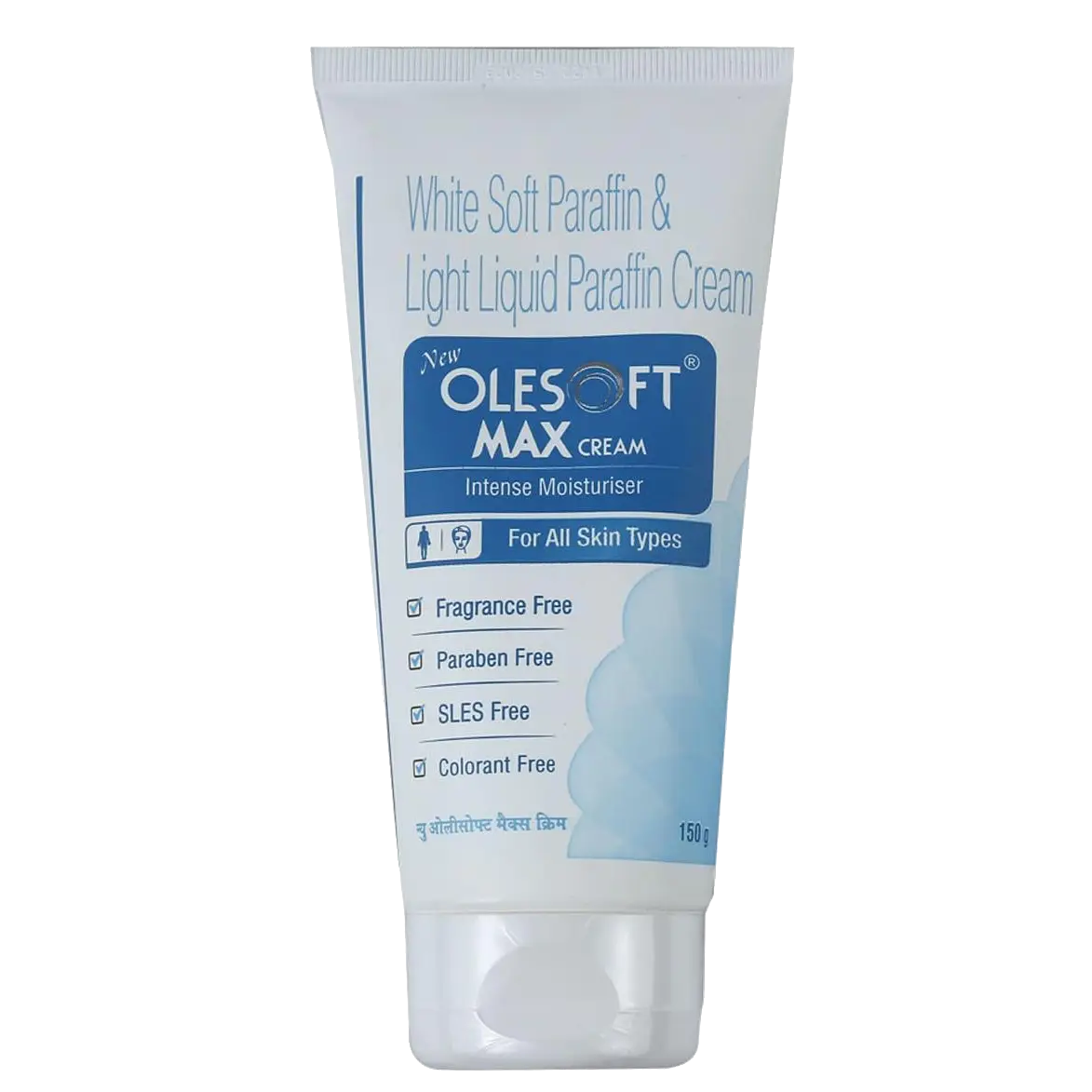 New Olesoft Max Moisturising Cream with Soft Paraffin & Light Liquid Paraffin | For All Skin Types 150gm