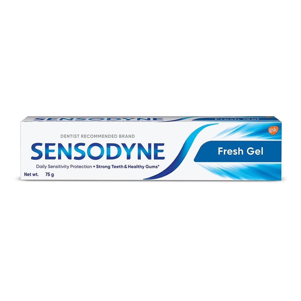 Sensodyne Fresh Gel Sensitive for Healthy Gums & Strong Teeth | Daily Protection Toothpaste