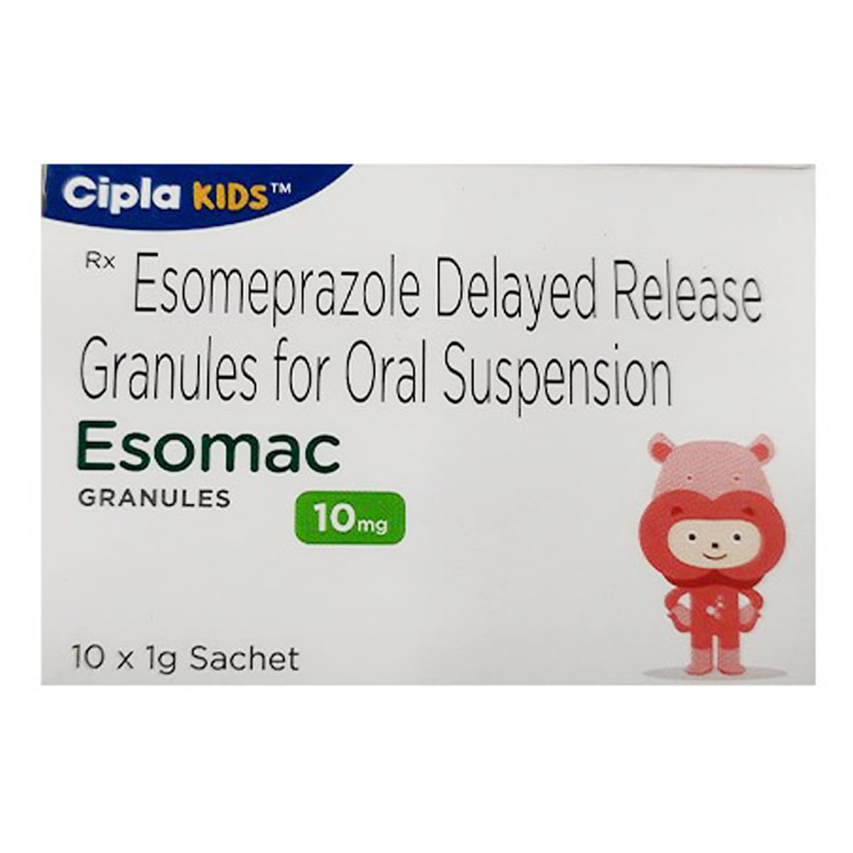 Esomac 10mg Granules