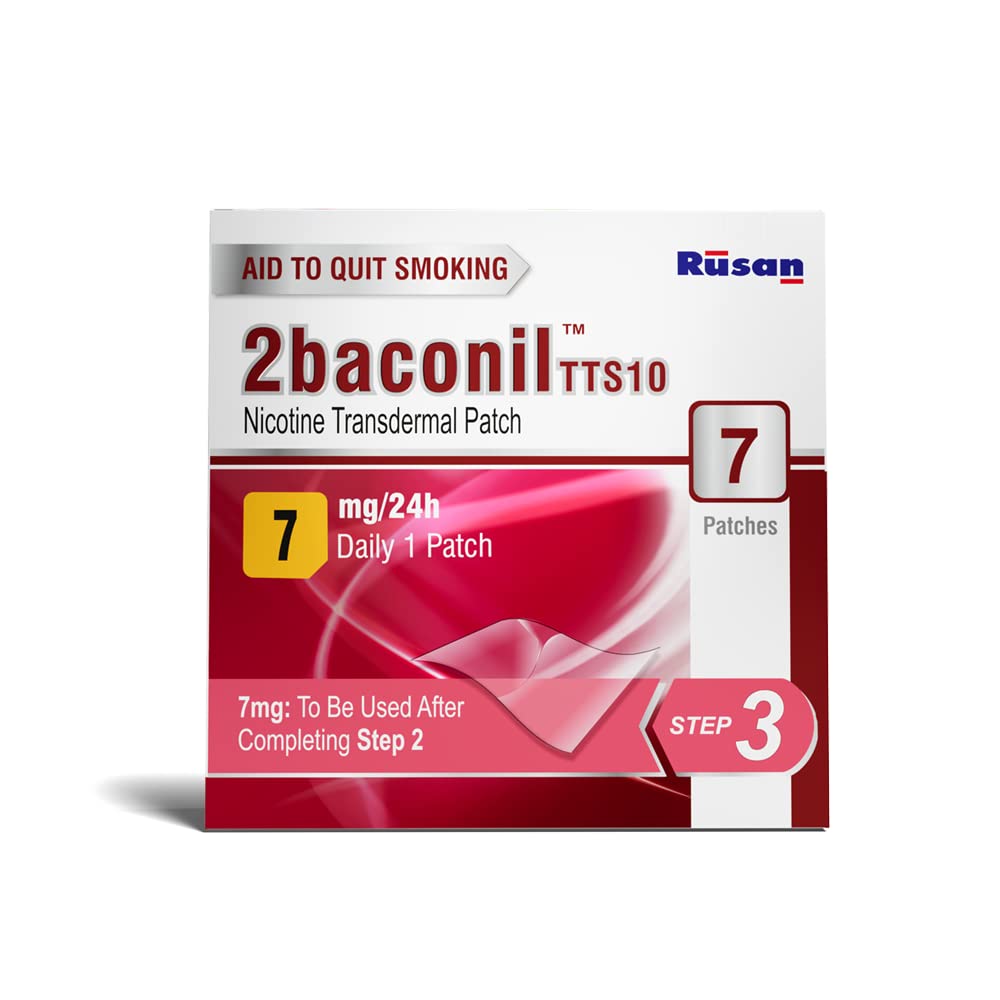 2baconil 7mg Nicotine Patch Step 3