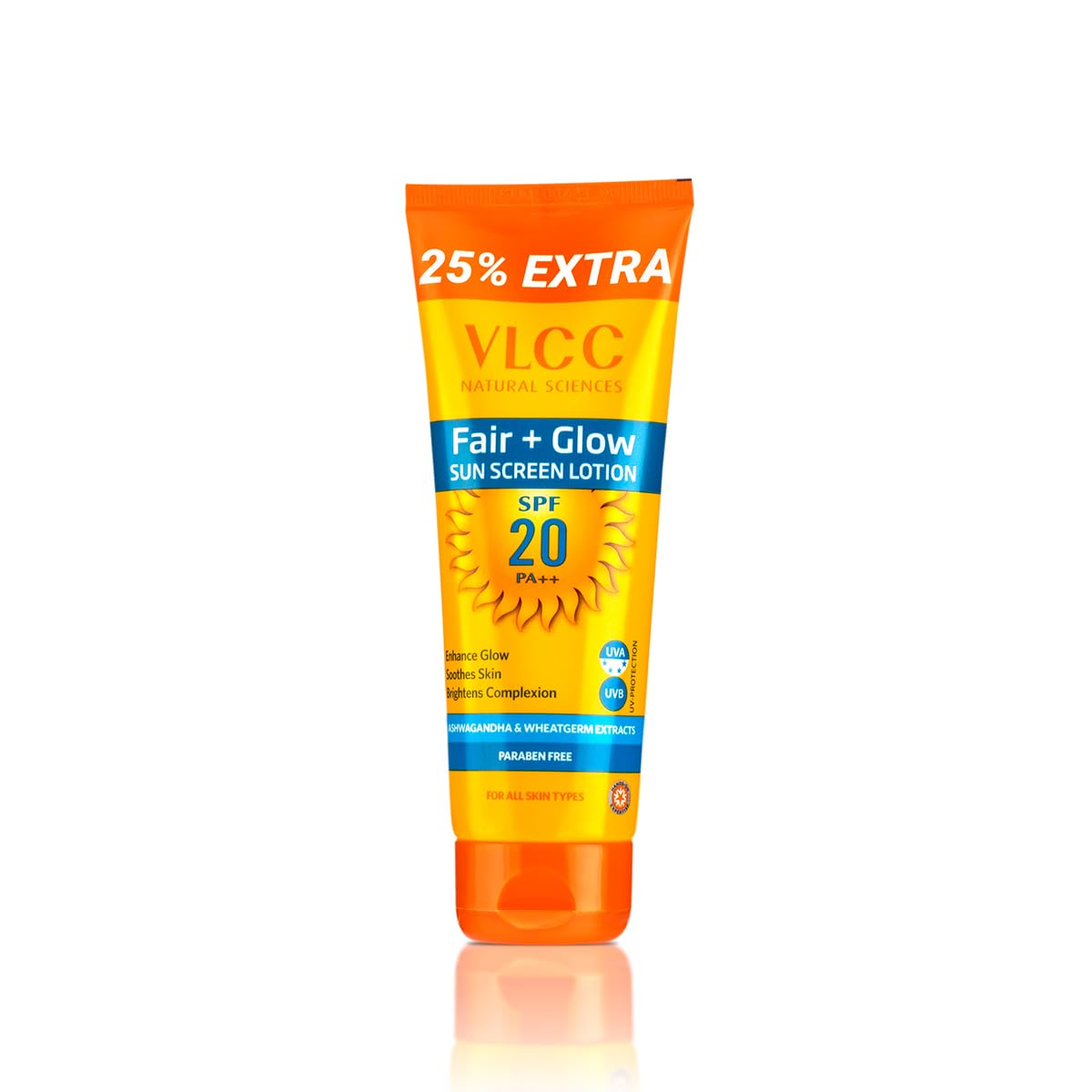 VLCC Fair+Glow Sunscreen Lotion SPF 20 PA++