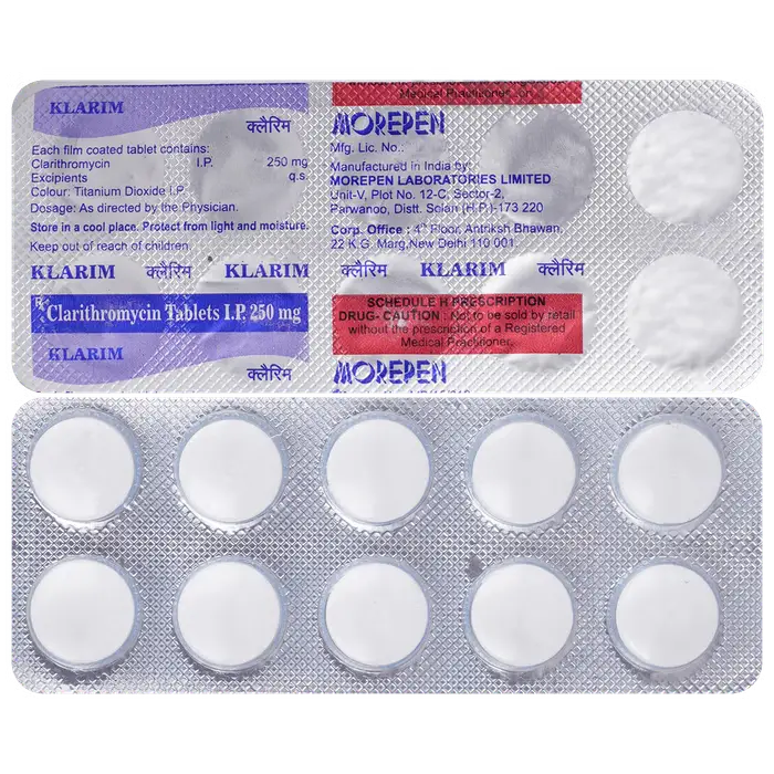 Klarim 250mg Tablet