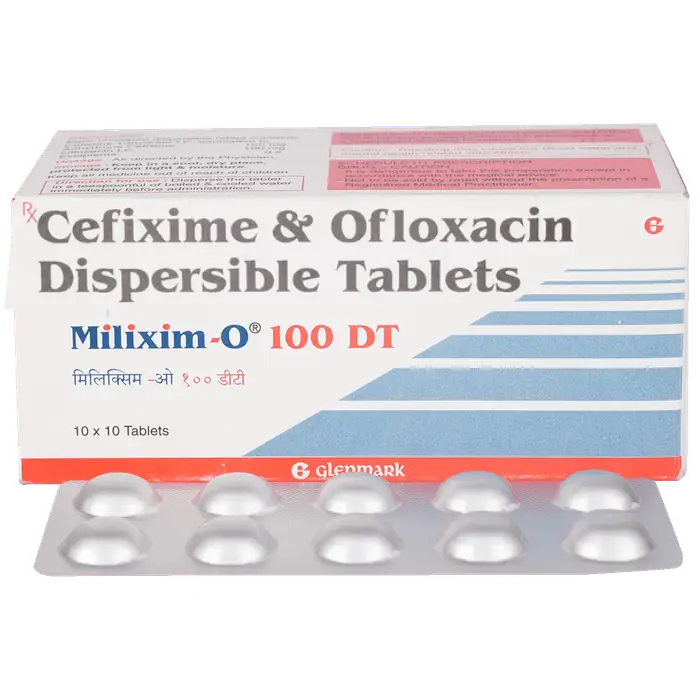 Milixim-O 100mg/100mg Tablet DT