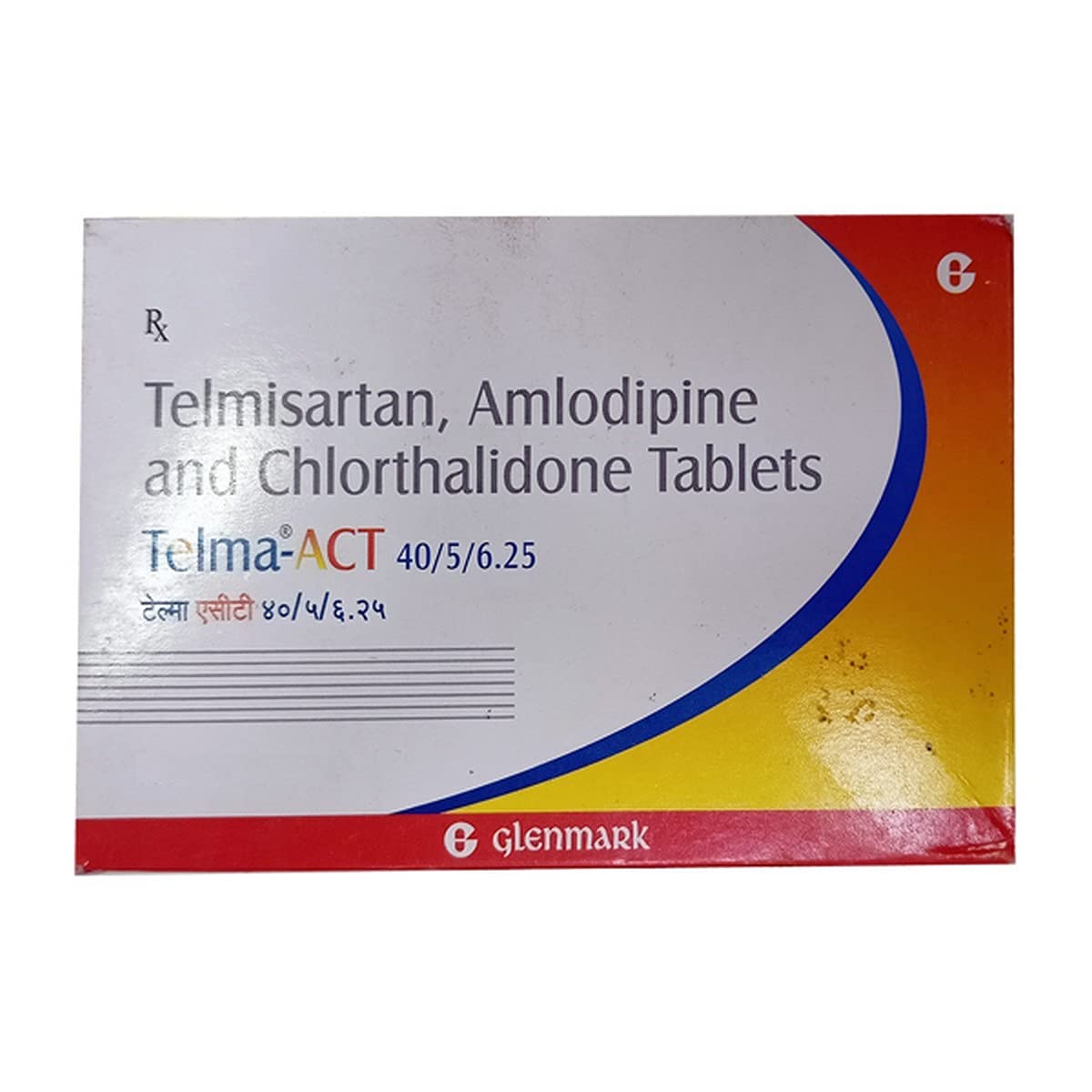 Telma ACT 40mg/5mg/6.25mg Tablet