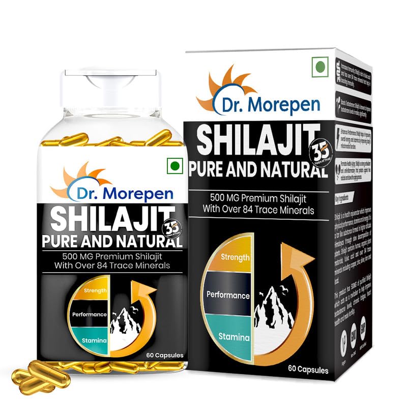 Dr. Morepen Shilajit Capsule | For Strength, Performance & Stamina