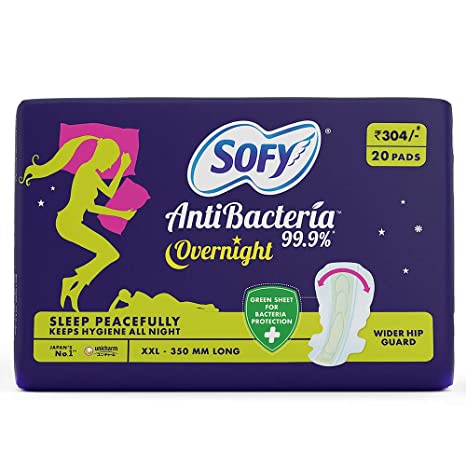 Sofy Antibacteria 99.9% Sanitary Pads XXL Overnight