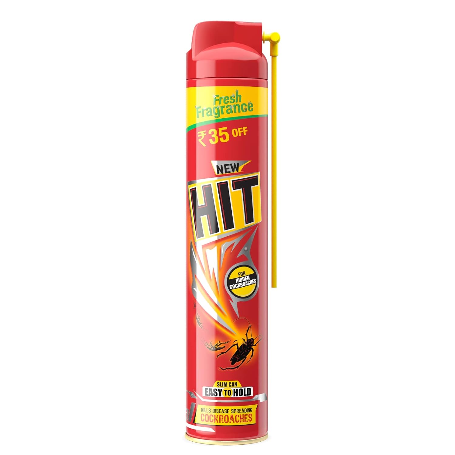 HIT Spray Crawling Insect Killer (400ml, Red)