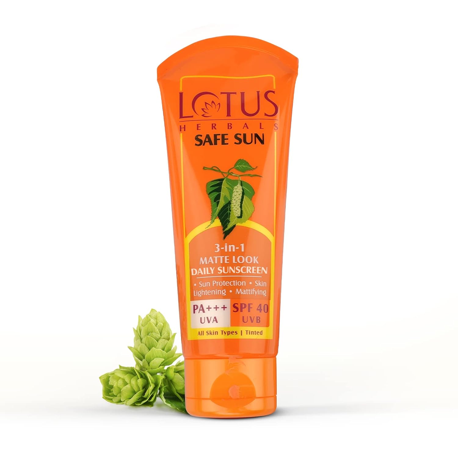 Lotus Herbals Safe Sun 3-In-1 Matte Look Daily Sun Block PA+++ - SPF 40