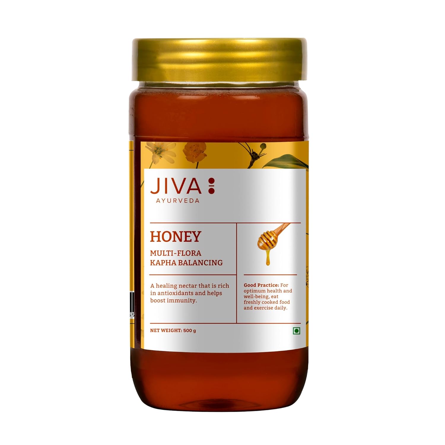 Jiva Ayurveda Multiflora Honey for Immunity & Antioxidant Support