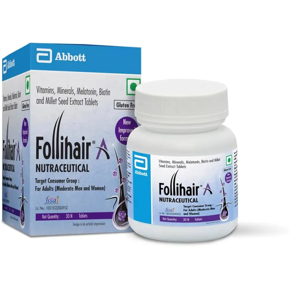 Follihair A Tablet Gluten Free 30's