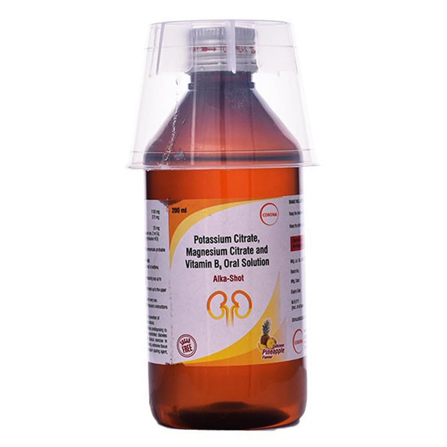 Alkashot B6 Oral Solution Delicious Pineapple Sugar Free