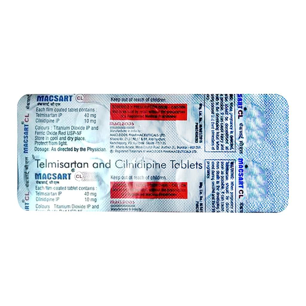 Macsart CL 10mg/40mg Tablet