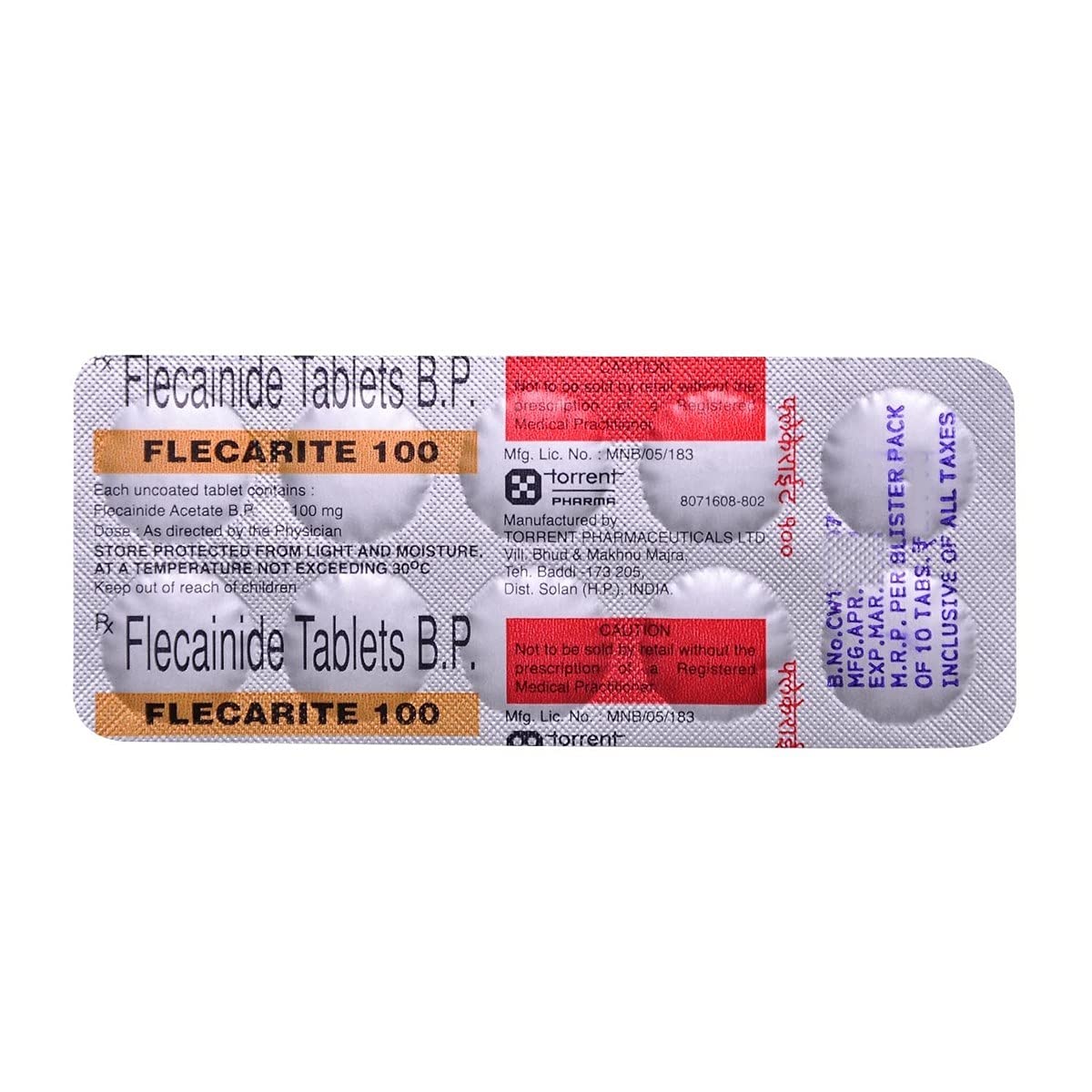 Flecarite 100 Tablet