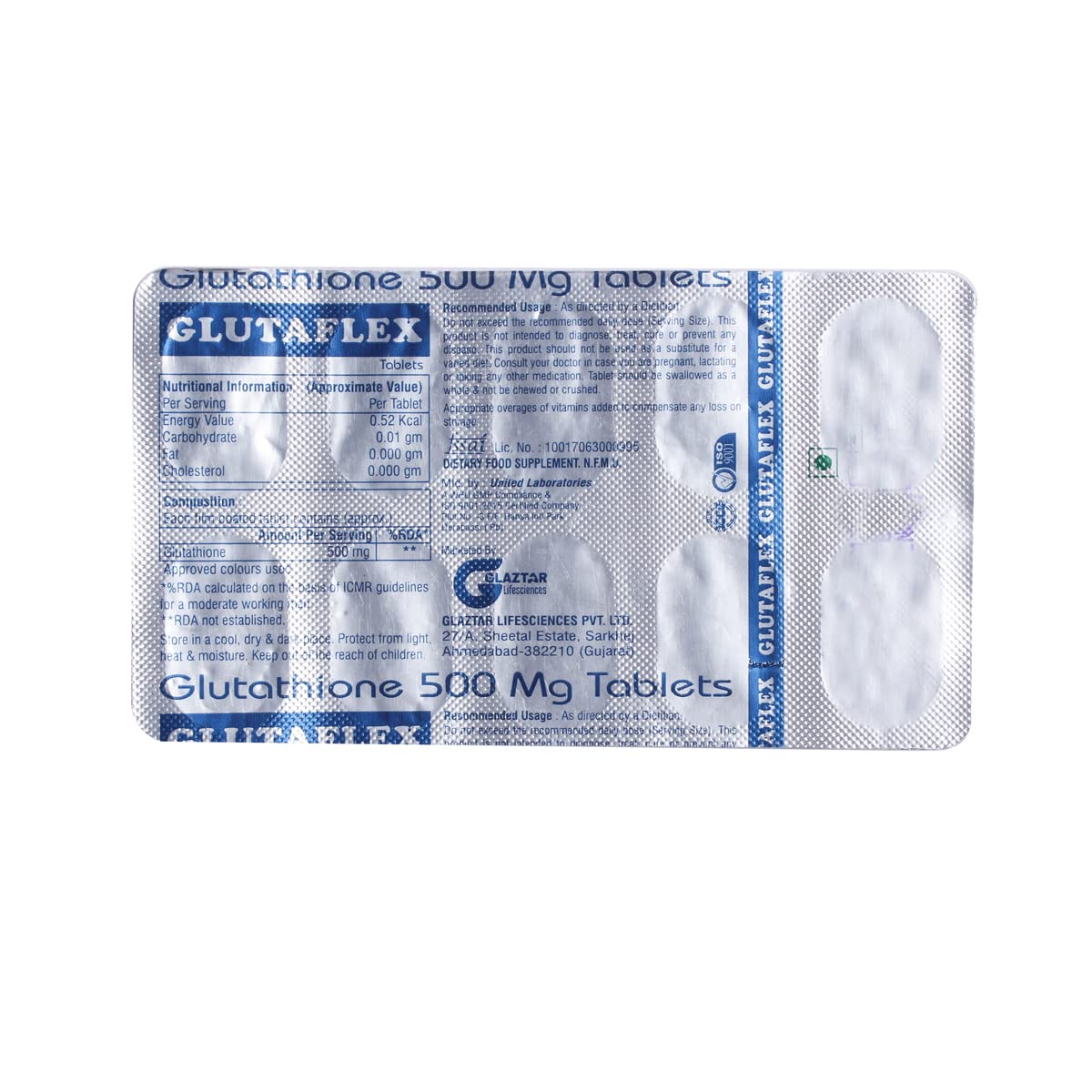 Glutaflex 500mg Tablet
