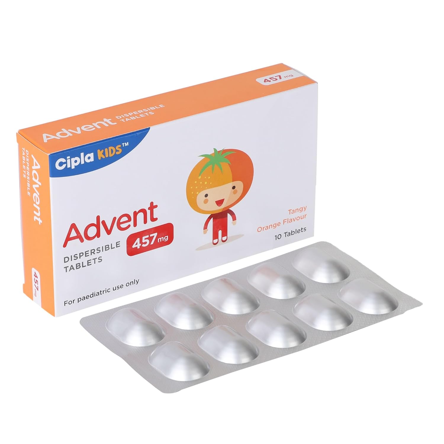 Advent 457mg Tablet DT Tangy Orange