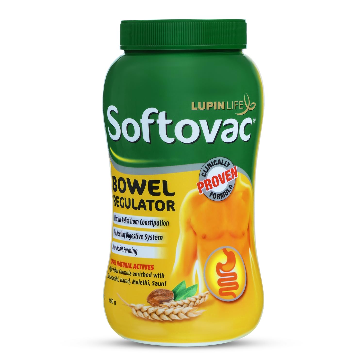 Softovac Bowel Regulator for Effective Relief from Constipation 450gm